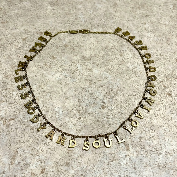 NYC DESIGNER LEE ANGEL “BREATHLESS BODY AND SOUL LOVING YOU FOREVER” NECKLACE - Picture 3 of 10